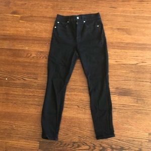 black GAP jeans